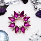 Брошь «Сияние» ореол, цвет розовый в розовом золоте - Фото 1