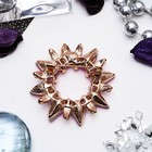 Брошь «Сияние» ореол, цвет розовый в розовом золоте - Фото 2