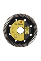 Диск алмазный отрезной ТУНДРА ПРОФИ, повышенный ресурс, TURBO, сухой рез, 115×22 мм - Фото 2