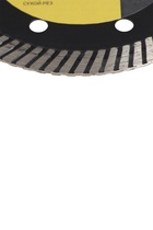 Диск алмазный отрезной ТУНДРА ПРОФИ, повышенный ресурс, TURBO, сухой рез, 115×22 мм - Фото 3