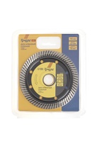 Диск алмазный отрезной ТУНДРА ПРОФИ, повышенный ресурс, TURBO, сухой рез, 115×22 мм - Фото 5