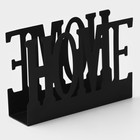 Салфетница Доляна Home, 15×4×10 см, чёрная - Фото 2