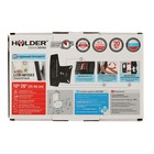 Кронштейн HOLDER LCD-M1503-B, для ТВ, наклонно-поворотный, 10"-26", 90 мм от стены, черный - Фото 6