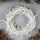 Гирлянда «Нить» 10 м, IP44, белая нить, 100 LED, свечение красное, 8 режимов, 220 В - Фото 2