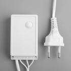 Гирлянда «Нить» 10 м, IP44, белая нить, 100 LED, свечение красное, 8 режимов, 220 В - Фото 4