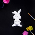 Фигура для раскраски "Кролик" 10х5х2см - Фото 1