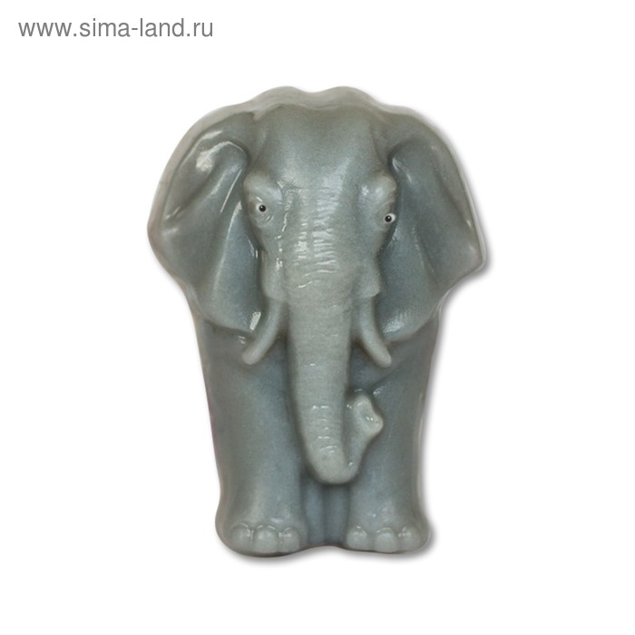 Пластиковая форма для мыла "Слон" 8,5х6х3 см - Фото 1