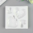 Пластиковая форма для мыла МК "Любовь" d от 3 до 5,5 см - Фото 1