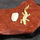 Ларец "Пятигранный" 16х9х8 см, натуральный камень, змеевик - фото 9810501