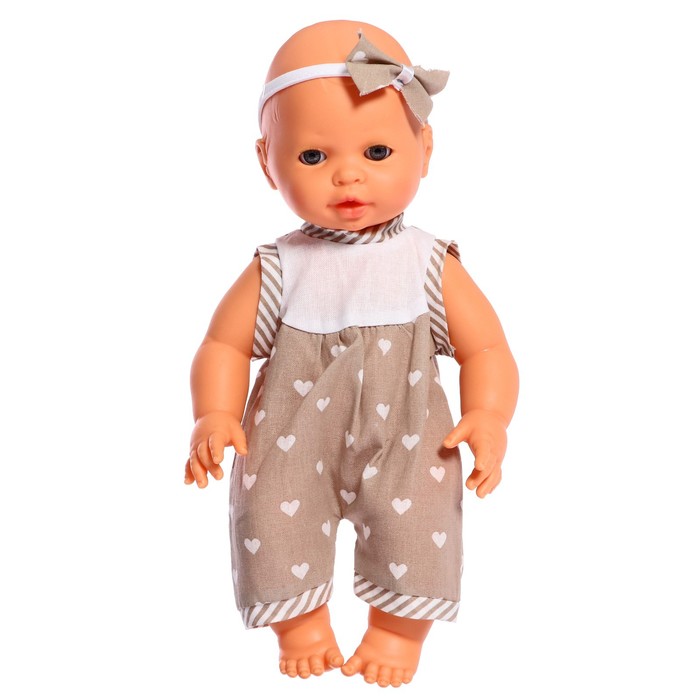 Пупс «Забавный» с соской, бутылочкой и горшком, 35 см, в пакете 44378