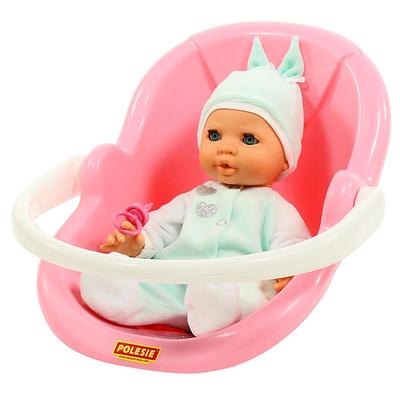 Пупс «Забавный» с соской и переноской, 35 см, в пакете