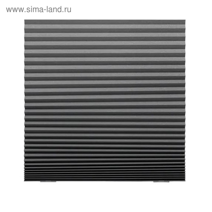 Жалюзи плиссе ШОТТИС, размер 100х190 см, цвет тёмно-серый