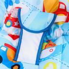 Шезлонг-качалка для новорождённых «Транспорт», игровая дуга, съёмные игрушки МИКС - Фото 3