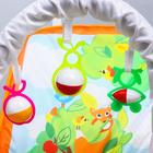 Шезлонг-качалка для новорождённых «Лесная сказка», игровая дуга, съёмные игрушки МИКС - Фото 2