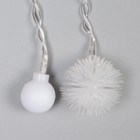 УЦЕНКА Гирлянда «Бахрома», 1.8×0.5 м, с насадками «Шарики и ёжики», IP20, 48 LED, 220 В, мигание, прозрачная нить, свечение мульти - Фото 8