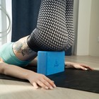 Блок для йоги Sangh, 23х15х8 см, цвет синий - Фото 9