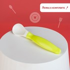 Набор детской посуды «Друзья», 3 предмета: тарелка на присоске, крышка, ложка, цвет зелёный - Фото 8
