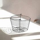 Фруктовница Доляна, 19.5×19.5×13 см, чёрная - Фото 8