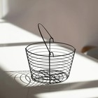 Фруктовница Доляна, 19.5×19.5×13 см, чёрная - Фото 7