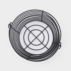 Фруктовница Доляна, 19.5×19.5×13 см, чёрная - Фото 5