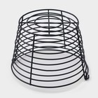 Фруктовница Доляна, 19.5×19.5×13 см, чёрная - Фото 6