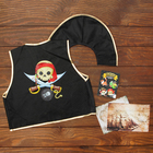 Карнавальный костюм «Настоящий пират», жилетка, значки 4шт., шляпа - Фото 2