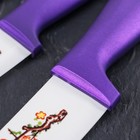 Набор керамических ножей «Сакура», 4 предмета: лезвие 7 см, 9,5 см, 12,5 см, 15 см - Фото 4