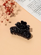 Краб для волос "Ночка" 6,8 см роза, матовый и глянец микс (12 шт) - фото 809113117