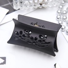 Краб для волос "Ночка" 6,8 см цветы, матовый и глянец микс (12 шт) - фото 809113126