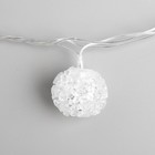 УЦЕНКА Гирлянда «Нить» 5 м с насадками «Шарики акриловые», IP20, прозрачная нить, 20 LED, свечение мульти (RG/RB), мигание, 220 В - Фото 9