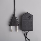 УЦЕНКА Гирлянда «Нить» 5 м с насадками «Шарики белые», IP20, тёмная нить, 30 LED, свечение тёплое белое, 8 режимов, 220 В 3958973