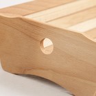 Корзинка для хлеба деревянная «Хозяюшка» большая, бук, 30,5×21×7,6 см - Фото 2