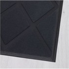 Придверный коврик ОКСБИ, размер 60х90 см, цвет серый - Фото 2