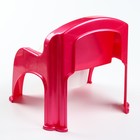 Горшок-стульчик с крышкой, цвет малиновый - Фото 5