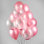 Букет из шаров «Мечта романтика», розовый, латекс, в наборе 18 шт. - фото 9414313