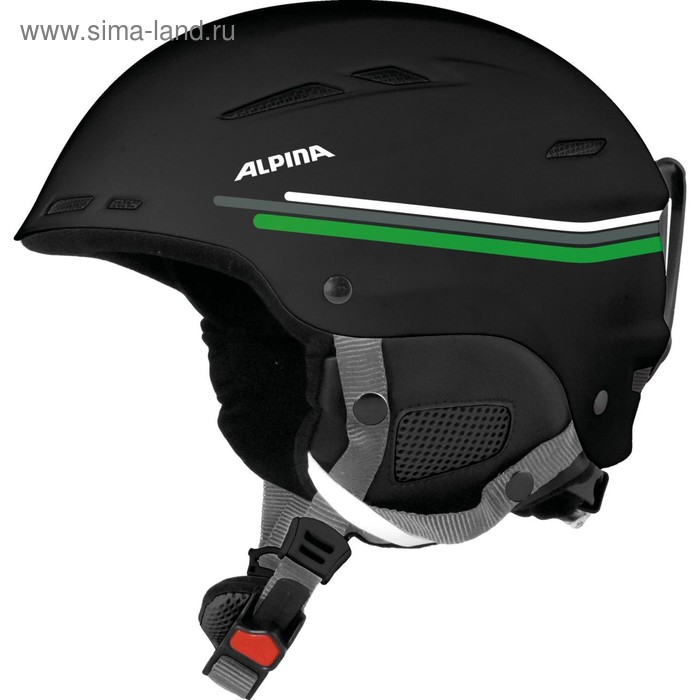 Зимний шлем Alpina 2018-19 BIOM black-grey-green, обхват 50-54 см - Фото 1