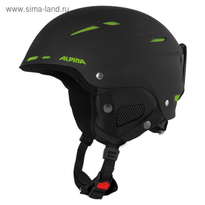 Зимний шлем Alpina 2018-19 BIOM C black matt green, обхват 58-62 см - Фото 1