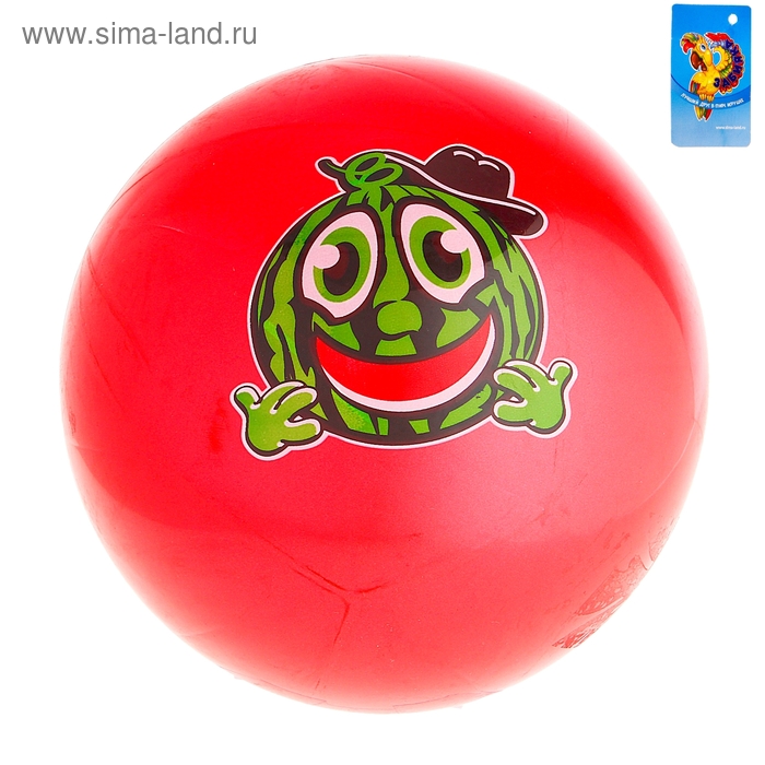 Мяч детский "Арбуз" 60 гр, цвета МИКС - Фото 1
