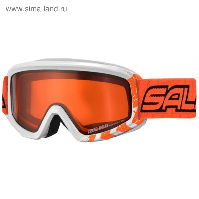 Очки горнолыжные Salice 708DAF WHITE ORANGE - Фото 1