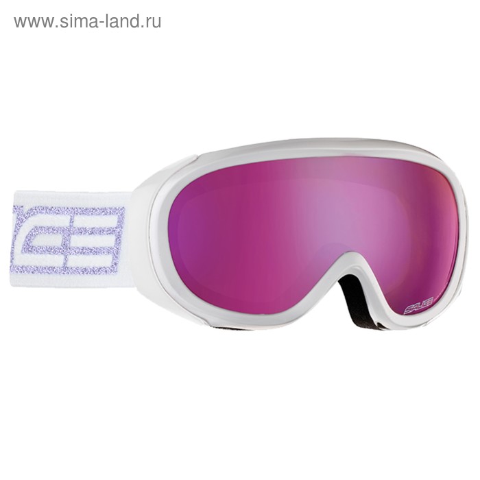 Очки горнолыжные Salice 804DARWF WHITE-lilac Линза RW PURPLE б/р - Фото 1