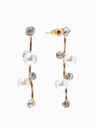 Набор 2 предмета: серьги, колье «Изумление», ветвь, белый в золоте, 42 см - Фото 5