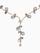 Набор 2 предмета: серьги, колье «Изумление», цветение, белый в золоте, 42 см - Фото 4