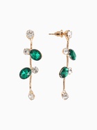 Набор 2 предмета: серьги, колье «Изумление» цветение, цвет зелёно-белый в золоте, 42 см - Фото 4