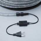 Световой шнур Luazon Lighting 13 мм, IP65, 100 м, 36 LED/м, 220 В, 2W, мерцание, свечение тёплое белое - Фото 3