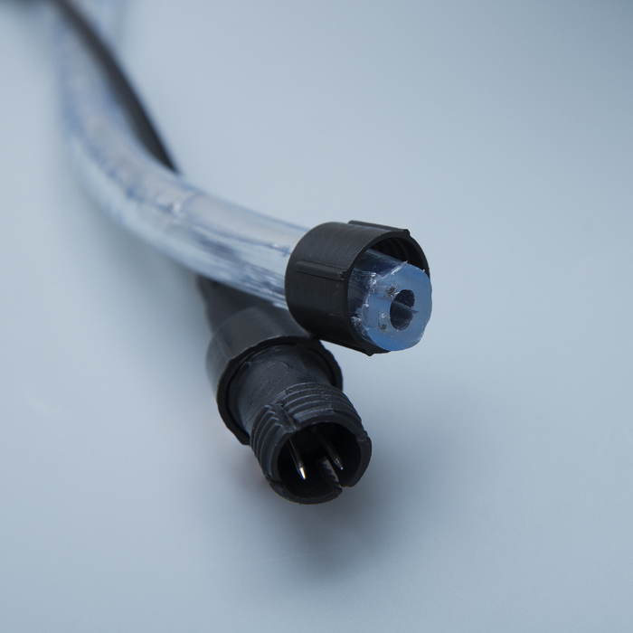 Световой шнур Luazon Lighting 13 мм, IP65, 100 м, 36 LED/м, 220 В, 2W, мерцание, свечение тёплое белое - фото 1883404468