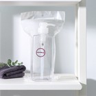 Дозатор для жидкого мыла Доляна, 500 мл, 6,5×15,5 см, цвет прозрачный - фото 4258477