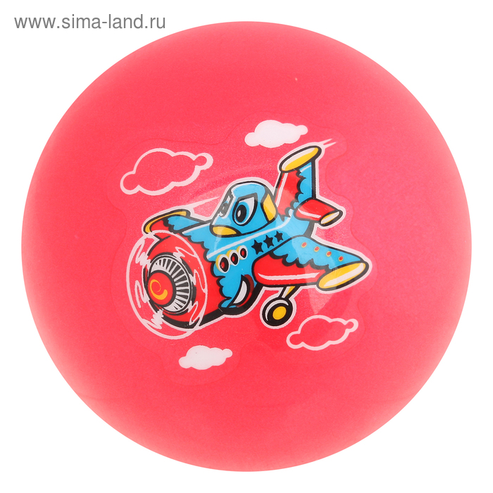 Мяч детский "Самолетик" 30 гр, цвета МИКС - Фото 1