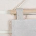 Органайзер подвесной с карманами Доляна «Зигзаг», 8 отделений, 35×53 см, серый - Фото 3