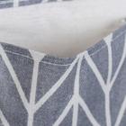 Органайзер подвесной с карманами Доляна «Зигзаг», 8 отделений, 35×53 см, цвет серый - фото 8425035