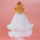 Кукла на подставке «Принцесса», белое платье, корона - Фото 3